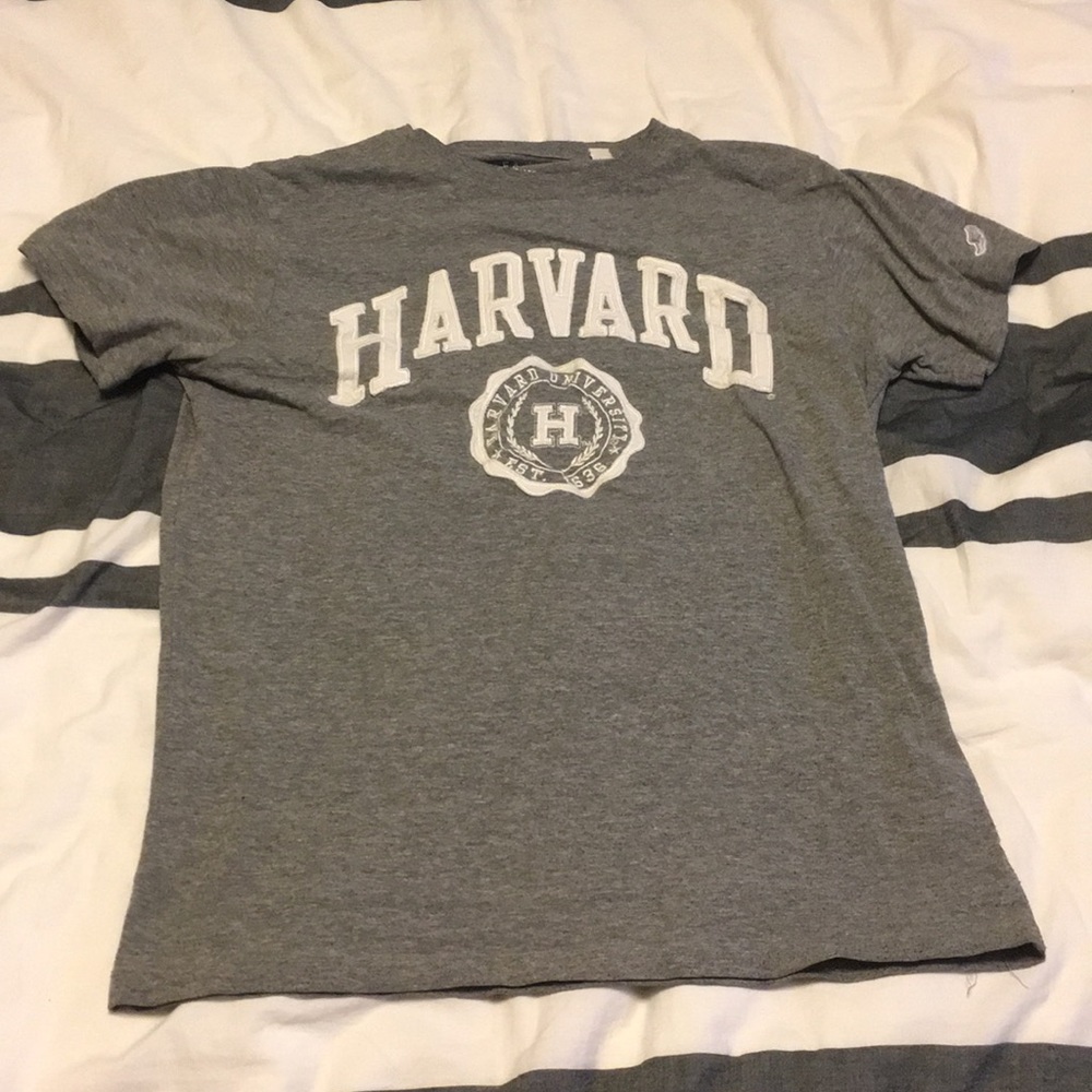 Authentic Harvard Grey T-Shirt, Size S